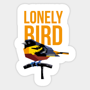 Lonely Bird T-Shirt Sticker